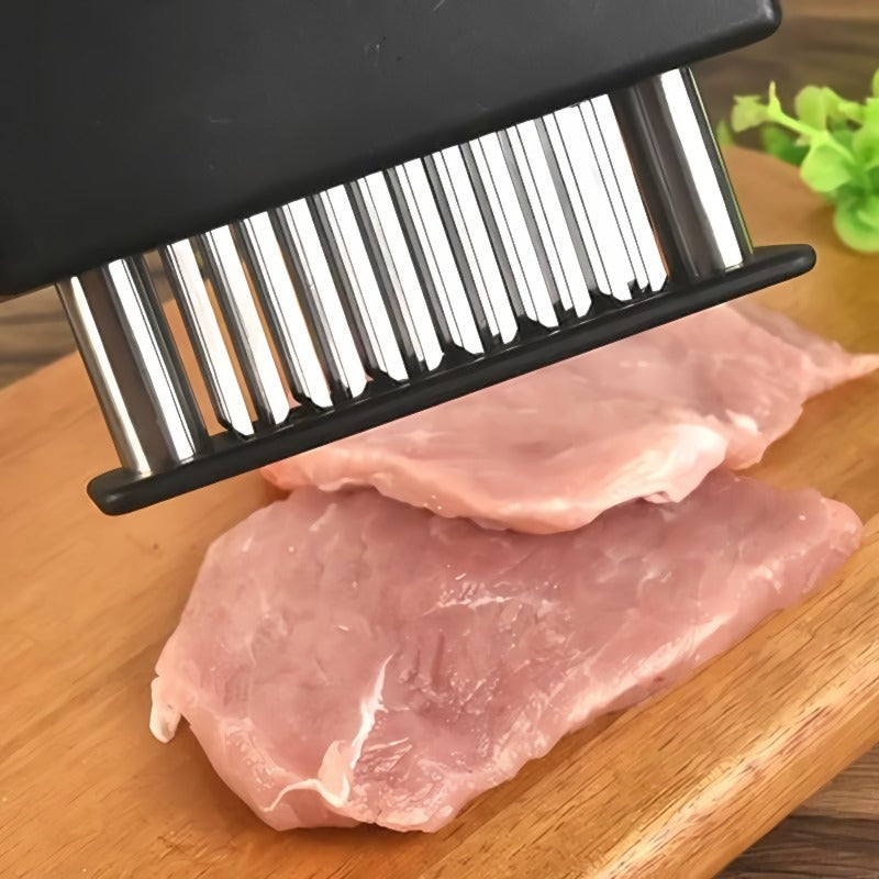 Köttmörare med 48 blad i rostfritt stål, mörande biff Kyckling Nötkött Fisk Fläsk