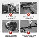 360° roterbar och justerbar backspegel för cykel
