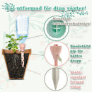 Justerbara självbevattnande växtspikar