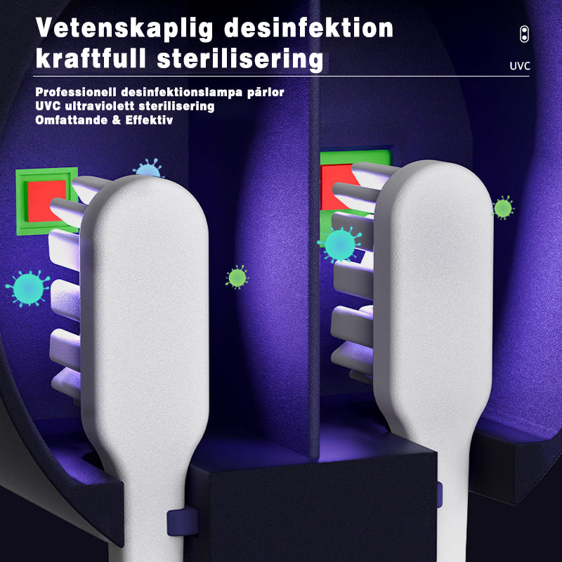 Automatisk tandborstesterilisatorväska och hållare