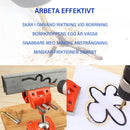 Sats med 6 titanbelagda HSS-spiralborrar (3–8 mm)