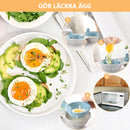 🔥 🥰🥚Ångkokare för ägg i mikrovågsugn