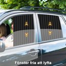 Universellt magnetiskt solskydd för bilens sidofönster