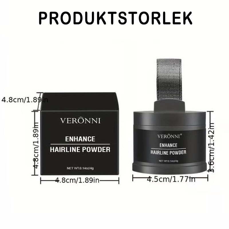 Hårlinje skuggpuder