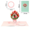 3D Pop-Up-kort Evigt blommande blomma