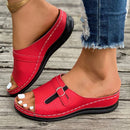 🔥Bekväma strandsandaler med mjuk sula och öppen tå för kvinnor✨