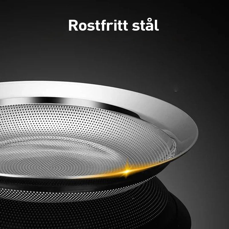 Finmaskigt filter i rostfritt stål