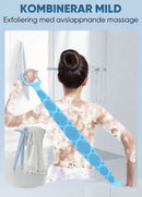 Silikon badbälte skrubbar borste