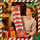 Vikbart rött kuvert