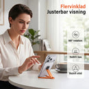 Mini aluminium telefonstativ nyckelring hopfällbar skrivbordshållare