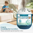 Magisk låda för att rena och eliminera damm från inomhusluften