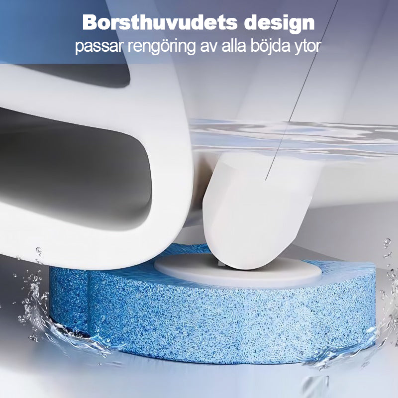 Engångs toalettborste engångssvamphuvud
