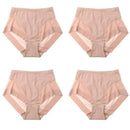 Ice siden hög midja sömlösa underkläder set