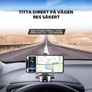 Multifunktionell mobiltelefonhållare för bilens instrumentbräda