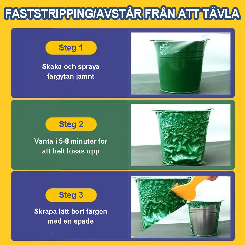 Effektiv färgborttagare