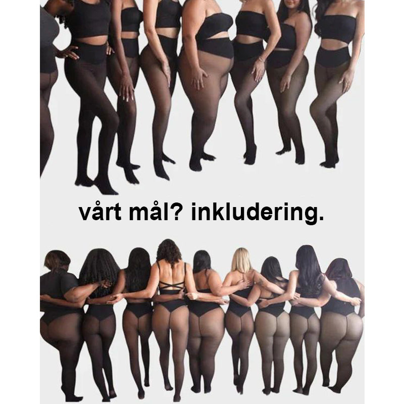 Högmidjade stretchiga shaping-tights