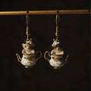 Mus i min tekanna - örhängen set