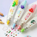 Gör-det-själv söta djurtryckstyp dekorativ penna