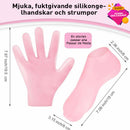 Silikon Fuktgivande Mjuk Gel Handskar & Strumpor