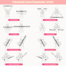Motståndsband, Figur 8 träningsband för kvinnor och män