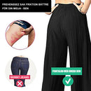 Ice Silk Wide Leg Dambyxor