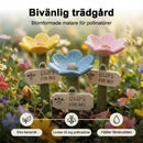 Vattentråg i harts för fjärilar och bin: färgglad vattenstation för pollinatörer