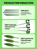 Trädgårdsblommor Blomstöd Enkelstångsstöd