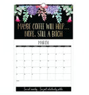 2026 Kalender med Roliga Svordomar för Trötta Kvinnor