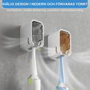 2 st dammtäta tandborstehållarlåda