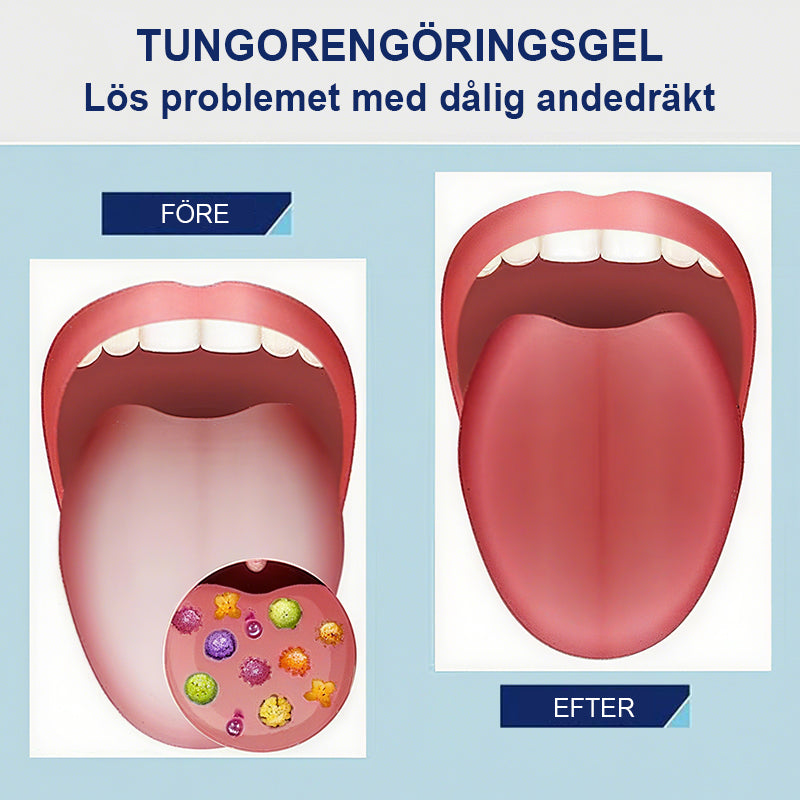 Probiotiskt tungrengöringsgelset