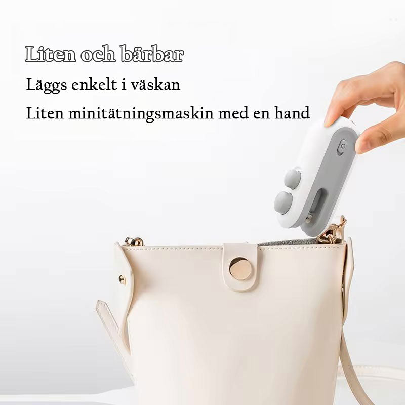 Mini förslutare Bärbar värmeförslutare usb uppladdningsbar