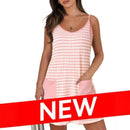 Ärmlös sommarklänning för kvinnor (med shorts)