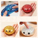 Glittrig "Dumpling" Mystery Squishy (Slumpmässig färg)