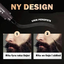 Ultrafin fyrstiftig vattentät naturlig ögonbrynspenna