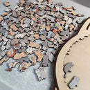 (💖Den perfekta presenten för kattälskare) 🔥🐈135-bitars träpussel med kattmotiv i Morandi-färger🐾