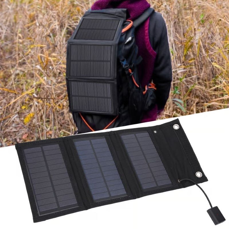 Bärbar solcellsladdare för solpaneler💥