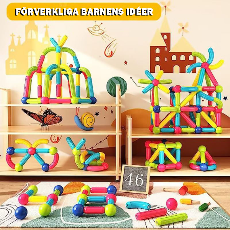 Magnetiska byggstenar