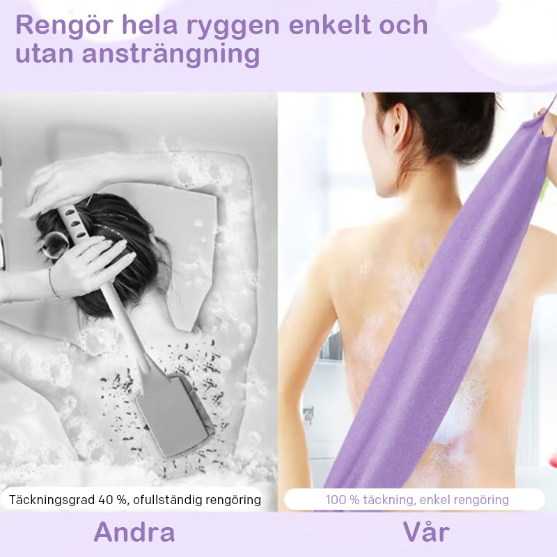 Elastisk exfolierande handduk för ryggen - Köp 1 få 1 gratis