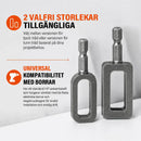 Ståltrådsvridverktyg för borrar — Snabbt grepp för vridning och automatisk skärning