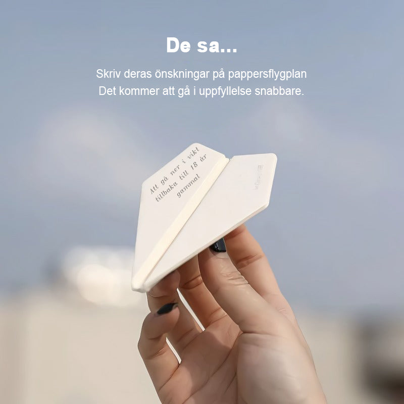 Hängande bil luftfräschare pappersflygplan