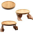 Trä sidobord soffa armstöd