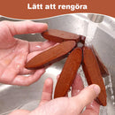 Premium värmebeständigt underlägg i naturträ för varma rätter