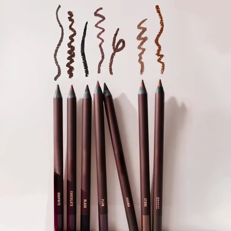 24 timmars vattentät eyeliner-duo, vässbar ögonpenna（2 st）