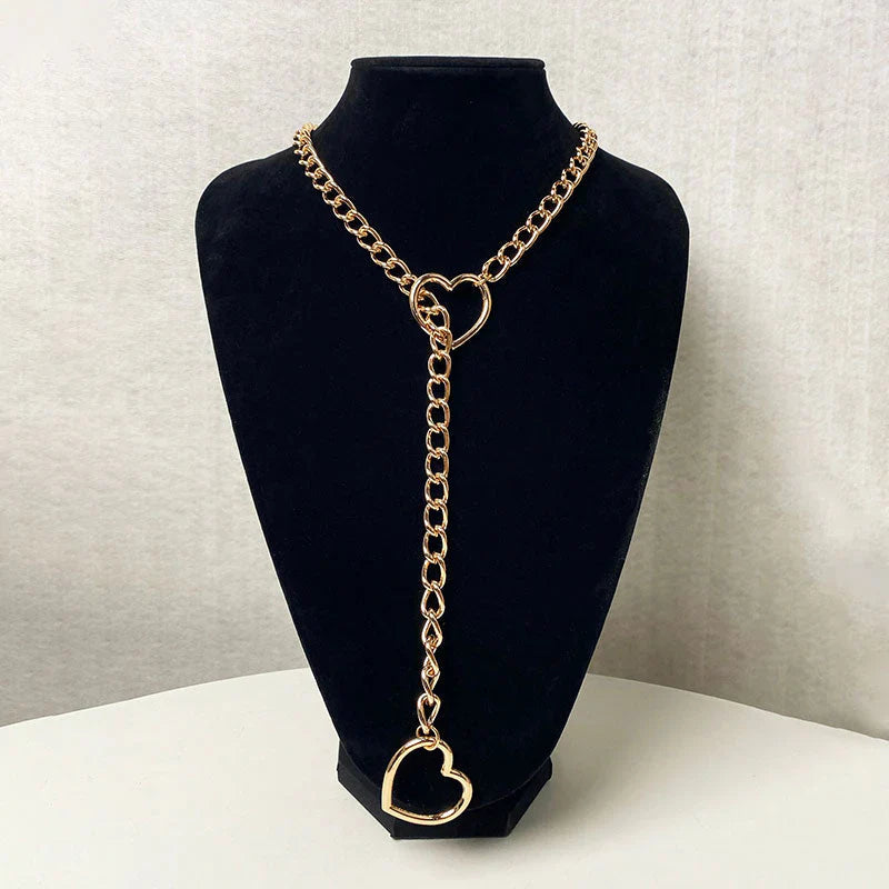 Punk Gothic Heart Halsband