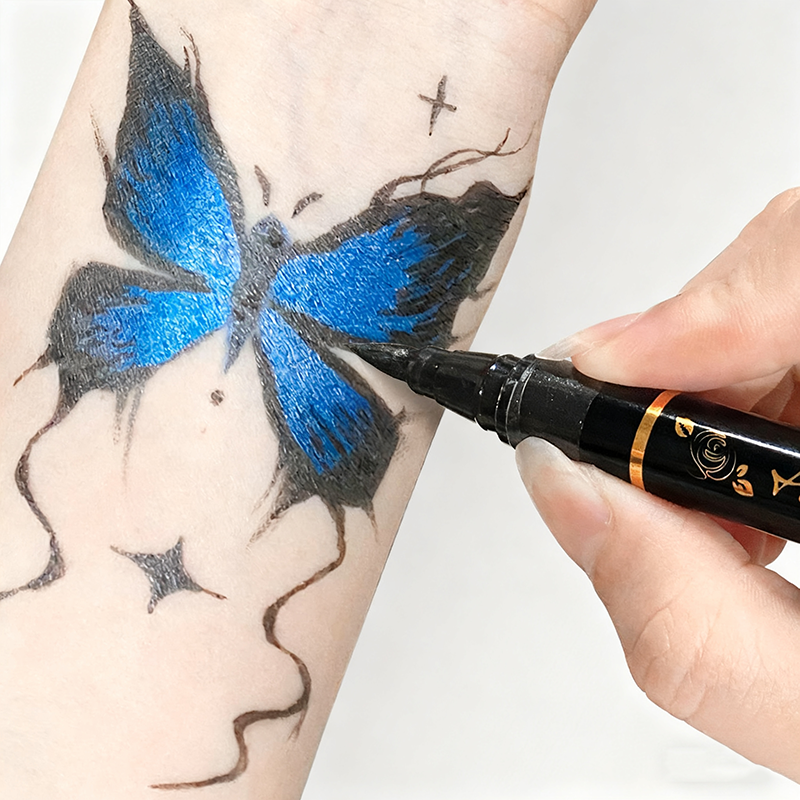 Kit för tillfälliga tatueringsmarkörer