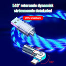 540° roterande snabbladdningskabel med lampor
