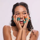 Halkfria magnetiska hårspännen