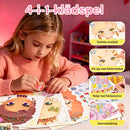 4-i-1 Prinsessa Gör-det-själv Sminkleksak Set