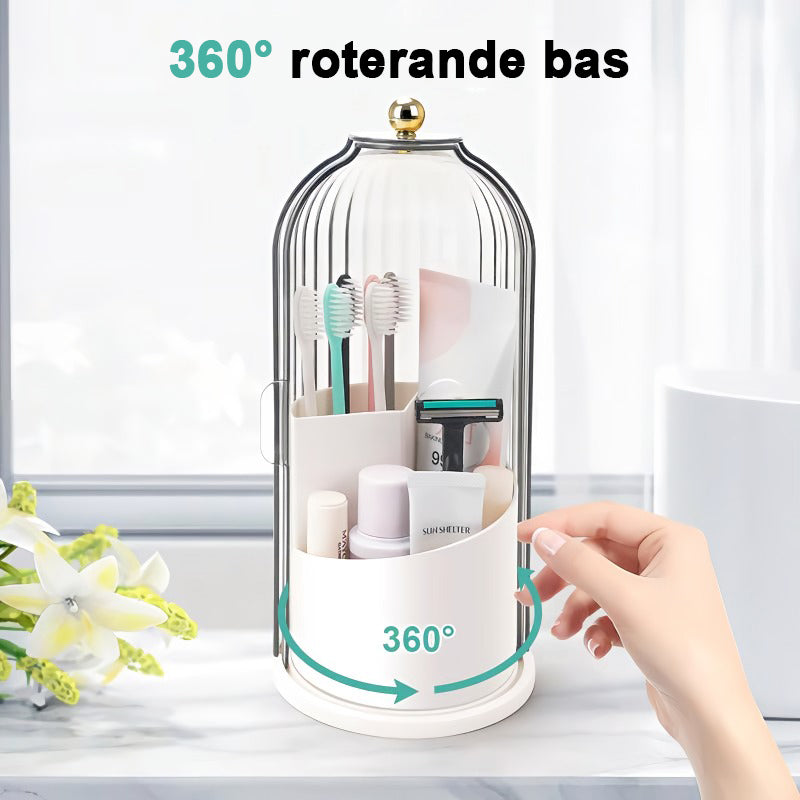 ✨Tandborstehållare med skjutbart lock