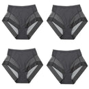 Ice siden hög midja sömlösa underkläder set